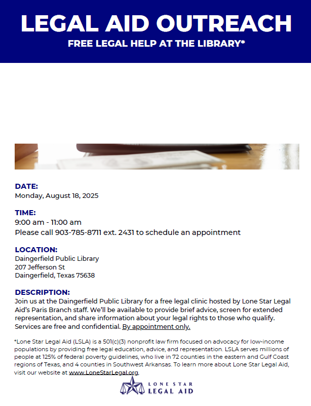free legal services with call in reservation