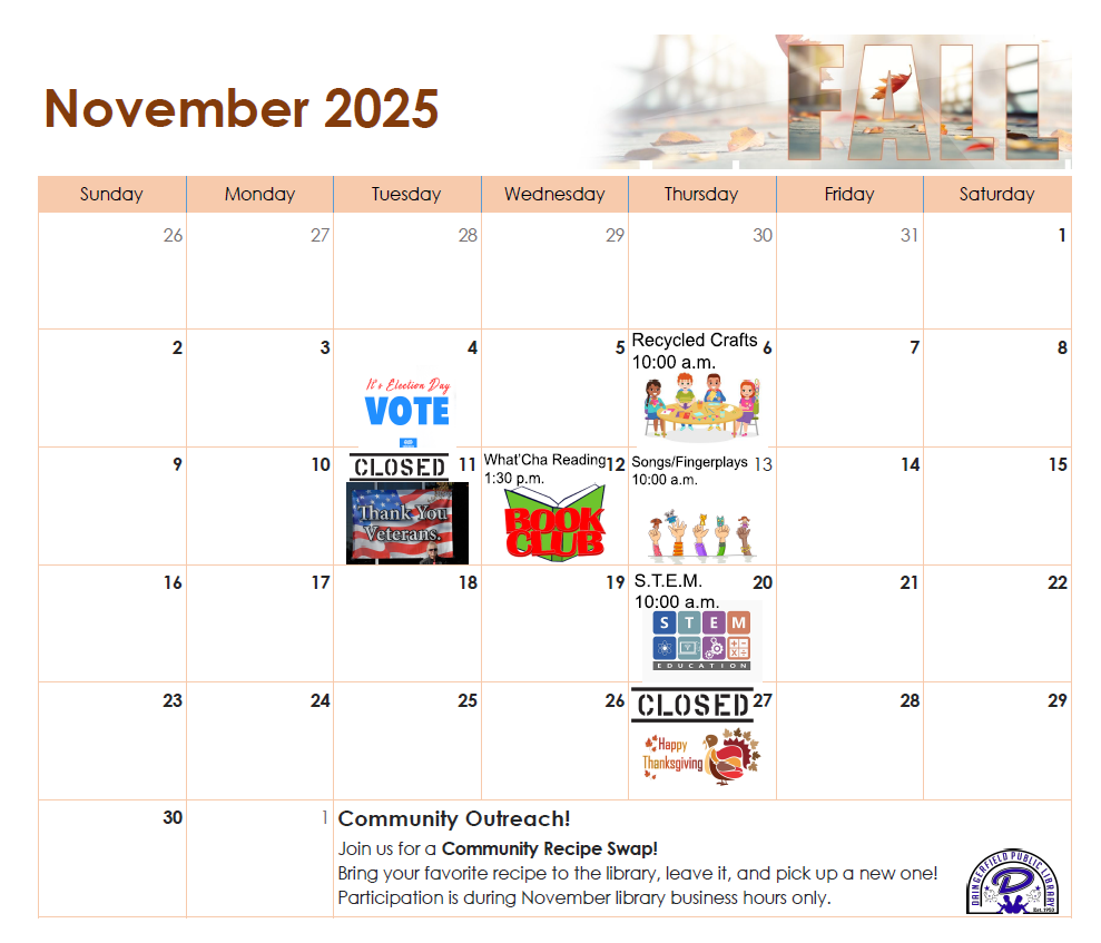 calendar of event in November